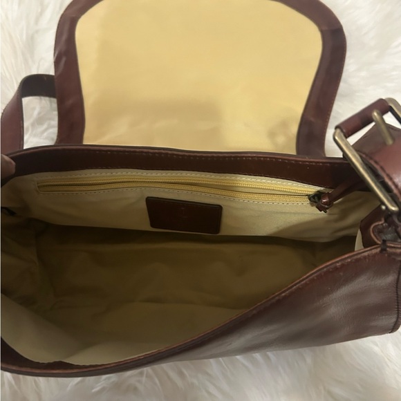 Cole Haan Brown Leather Shoulder Bag - Picture 5 of 7